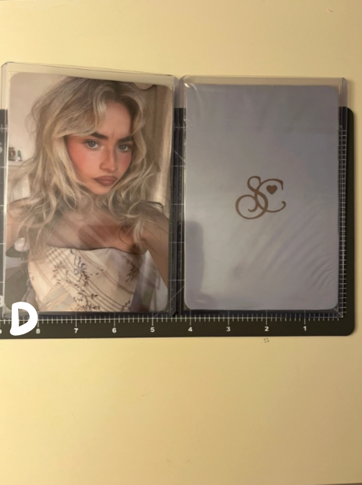 Handmade Sabrina Carpenter Jumbo Photocard (4x6)